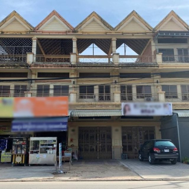 Shop House For Rent At Borey Piphup Thmei