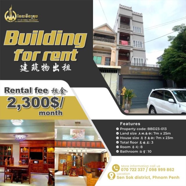 Building for rent BBD23-013