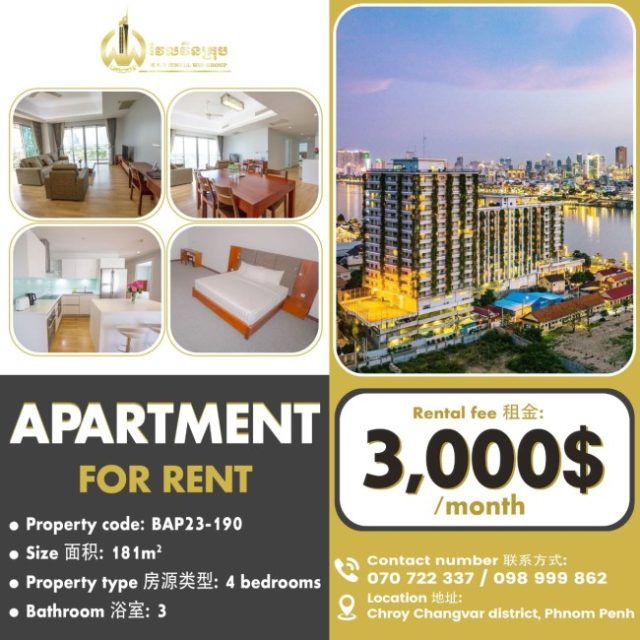 Apartment for rent BAP23-190